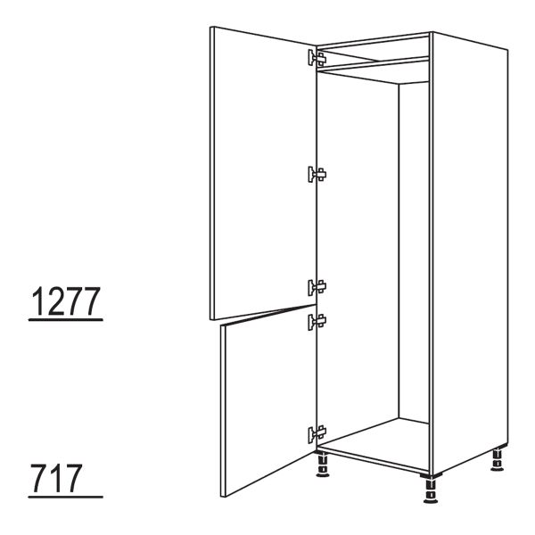 Nobilia Küchen Geräte-Hochschrank für Kühlschrank GD189-1