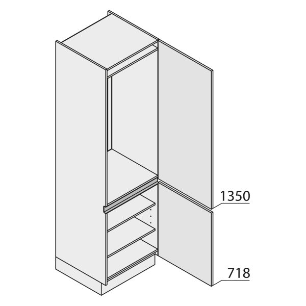 Nolte Küchen MatrixArt Geräte-Hochschrank für Kühlschrank YGK210-123