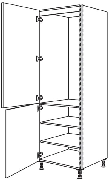 Nobilia Küchen LINE N Geräte-Hochschrank für Kühlschrank NGS123-1X