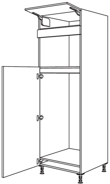 Nobilia Küchen Geräte-Hochschrank für Kühlschrank G123M-1X