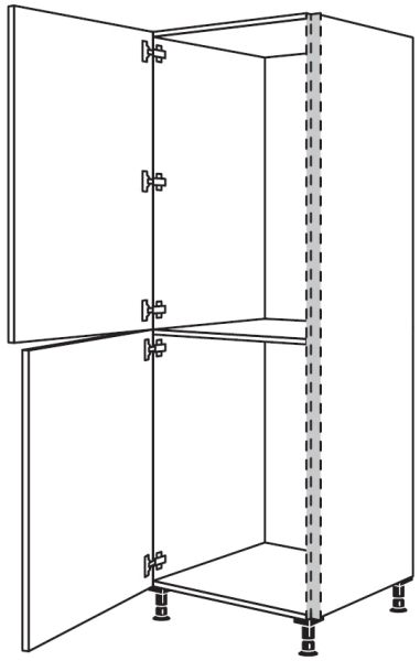 Nobilia Küchen LINE N Geräte-Hochschrank für Kühlschrank NGS88-88-1