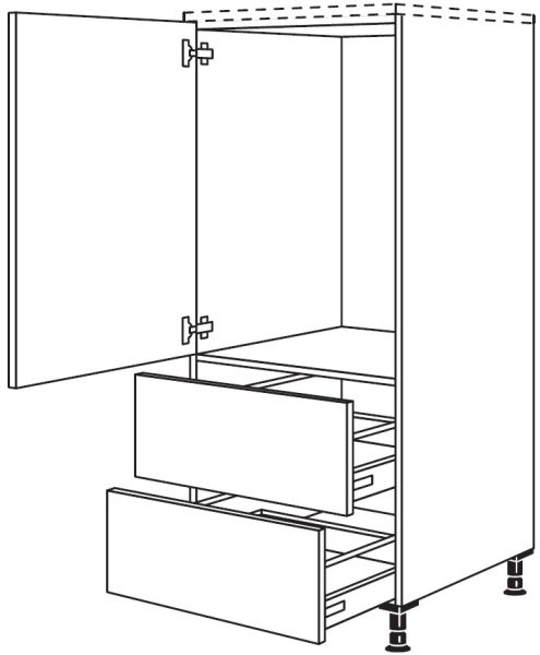 Nobilia Küchen Geräte-Hochschrank für Kühlschrank G88A