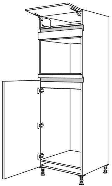 Nobilia Küchen LINE N Geräte-Hochschrank für Kühlschrank NG103DK-1X