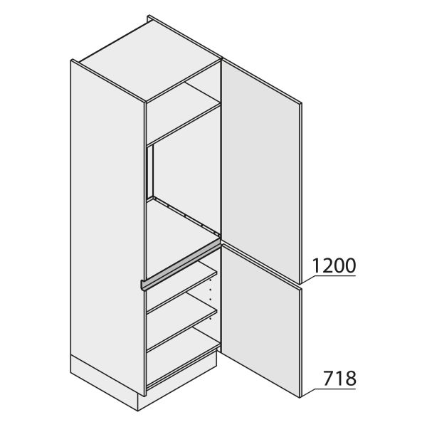 Nolte Küchen MatrixArt Geräte-Hochschrank für Kühlschrank YGK195-88