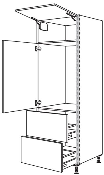 Nobilia Küchen LINE N Geräte-Hochschrank für Kühlschrank NGS882A-1