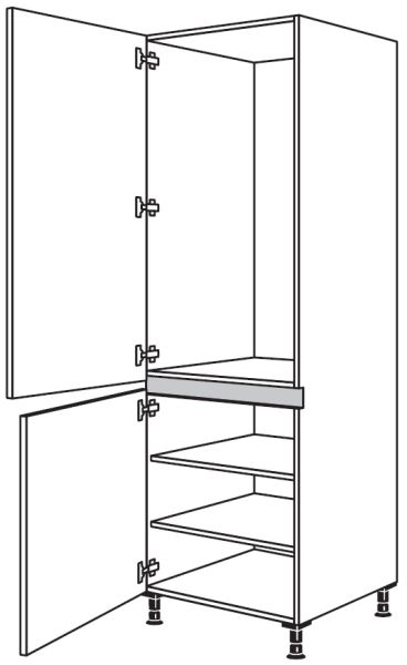 Nobilia Küchen LINE N Geräte-Hochschrank für Kühlschrank NG123-1X