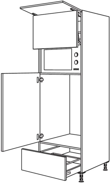 Nobilia Küchen Geräte-Hochschrank für Kühlschrank G88LA-1