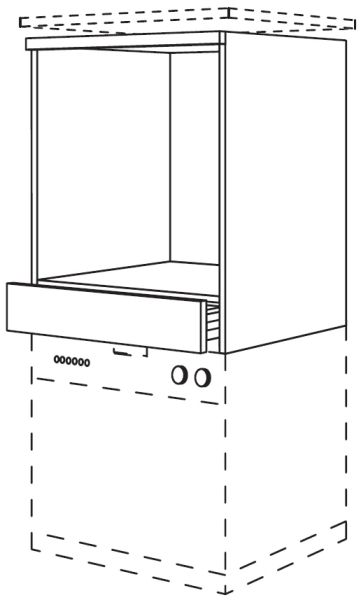 Nobilia Küchen Geräte-Hochschrank für Backofen GOGSP60