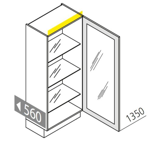 Nolte Küchen Glas-Hochschrank VDN40-135
