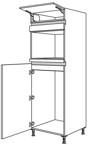 Nobilia Küchen LINE N Geräte-Hochschrank für Kühlschrank NG103DK-1