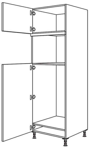 Nobilia Küchen Geräte-Hochschrank für Kühlschrank G103DK-1X