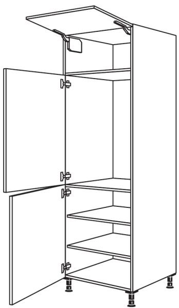 Nobilia Küchen Geräte-Hochschrank für Kühlschrank GD88-1X