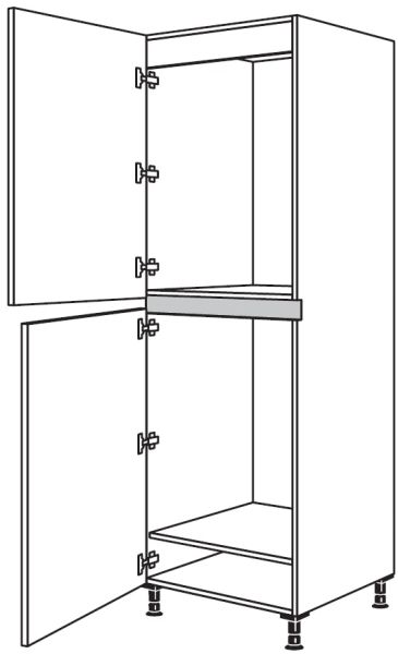 Nobilia Küchen LINE N Geräte-Hochschrank für Kühlschrank NG88-88-1X