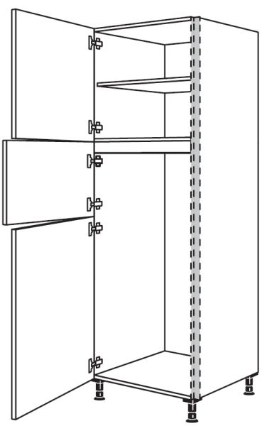 Nobilia Küchen LINE N Geräte-Hochschrank für Kühlschrank NGS123G-1