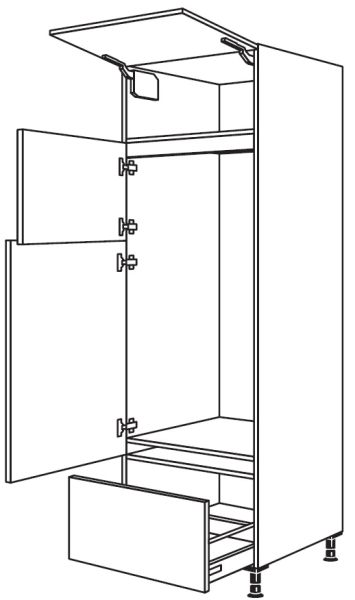 Nobilia Küchen Geräte-Hochschrank für Kühlschrank G123GA-1X