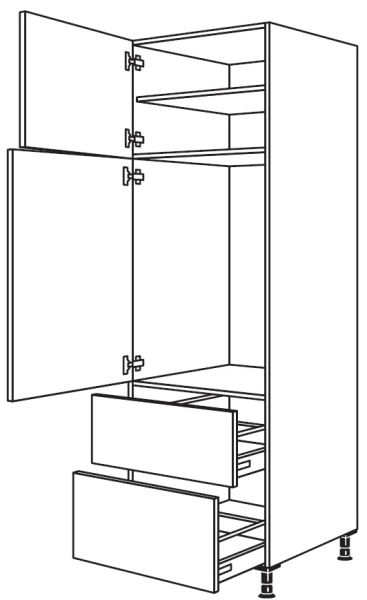 Nobilia Küchen Geräte-Hochschrank für Kühlschrank G88A-1X