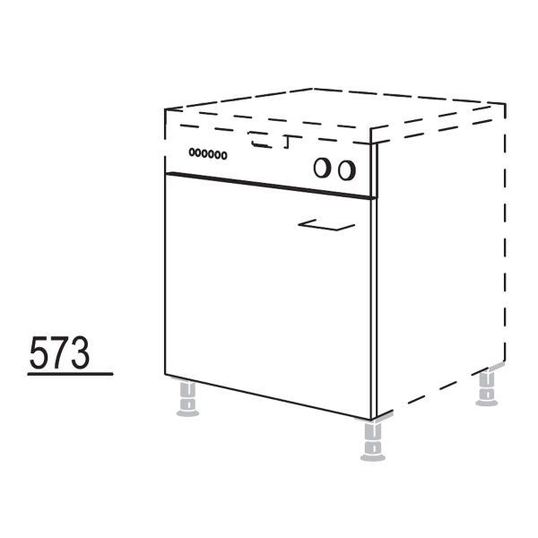 Nobilia Küchen Gerätefront für Waschmaschine WSB60