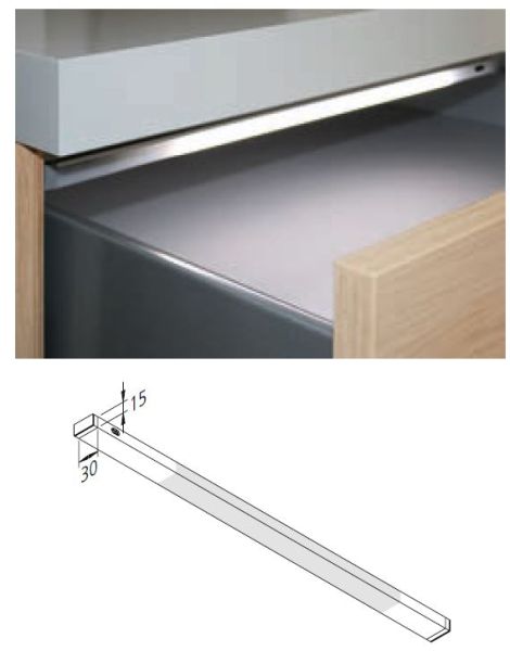 Nolte Küchen LED-Schrankinnenleuchte LED-SIL-AL-90