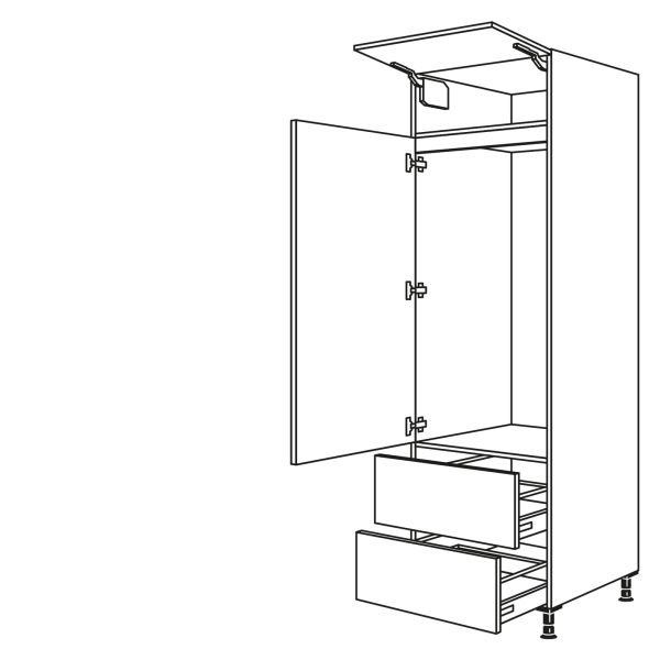 Nobilia Küchen Geräte-Hochschrank für Kühlschrank G1232A-3