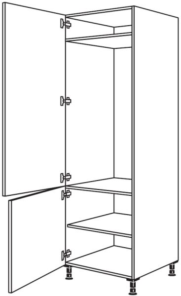 Nobilia Küchen Geräte-Hochschrank für Kühlschrank G123-1X