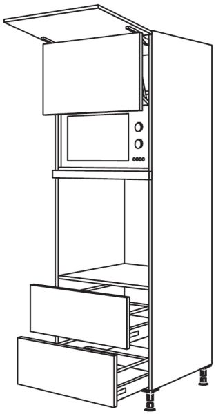 Nobilia Küchen Geräte-Hochschrank für Backofen GLO2A-1
