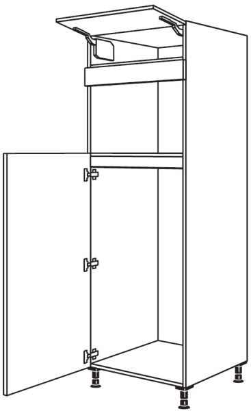 Nobilia Küchen Geräte-Hochschrank für Kühlschrank G123M-1