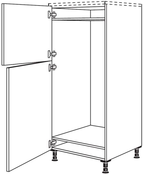 Nobilia Küchen Geräte-Hochschrank für Kühlschrank G123