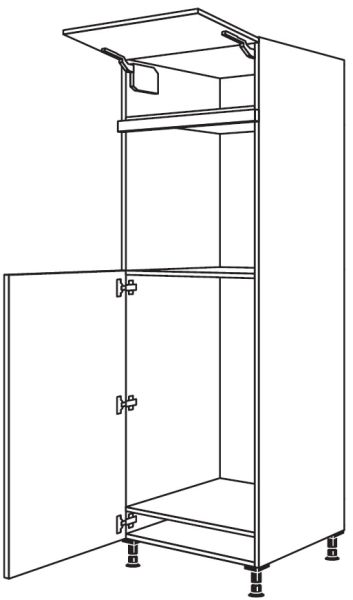Nobilia Küchen Geräte-Hochschrank für Kühlschrank G103O-1X