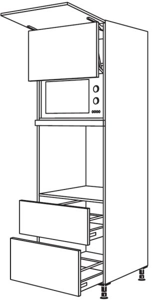 Nobilia Küchen Geräte-Hochschrank für Backofen GLO2A-1X