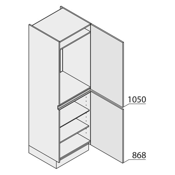 Nolte Küchen MatrixArt Geräte-Hochschrank für Kühlschrank YGK195-88-U9