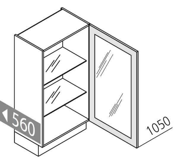 Nolte Küchen Glas-Hochschrank VDN60-105