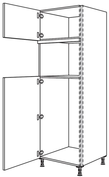 Nobilia Küchen LINE N Geräte-Hochschrank für Kühlschrank NGS103DK-1X