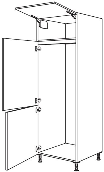 Nobilia Küchen Geräte-Hochschrank für Kühlschrank GD145-1