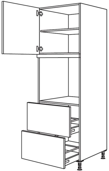 Nobilia Küchen Geräte-Hochschrank für Backofen GDO2A-1