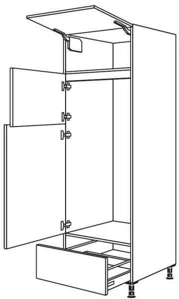 Nobilia Küchen Geräte-Hochschrank für Kühlschrank G123GA-1