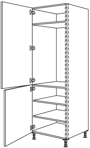 Nobilia Küchen LINE N Geräte-Hochschrank für Kühlschrank NGS103-1X