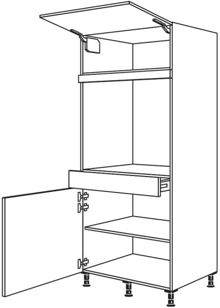 Nobilia Küchen Geräte-Hochschrank für Backofen GDAOS76-1