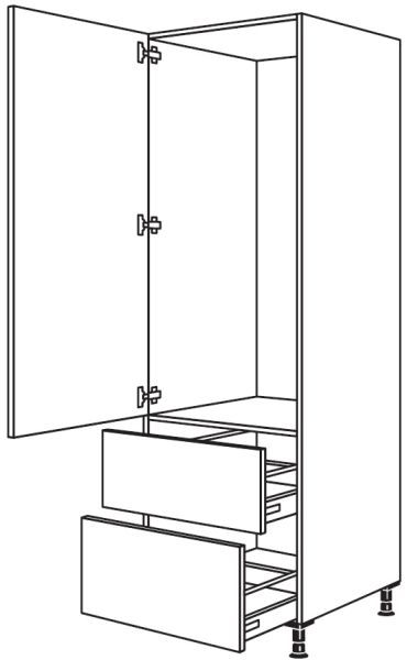 Nobilia Küchen Geräte-Hochschrank für Kühlschrank G1232A-1X