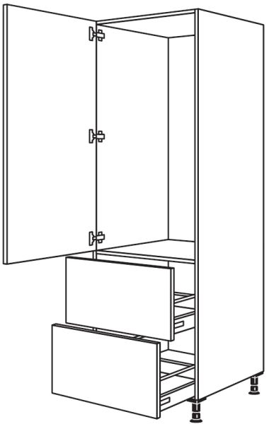 Nobilia Küchen Geräte-Hochschrank für Kühlschrank GD1032A-1