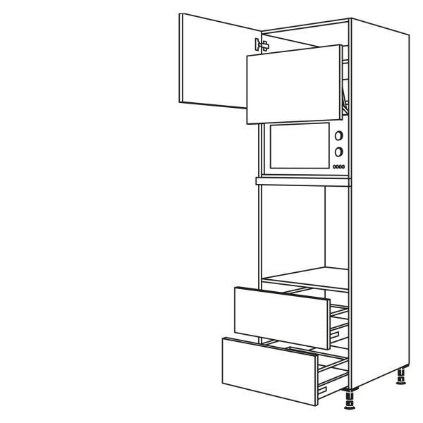Nobilia Küchen Geräte-Hochschrank für Backofen GLO2A-3