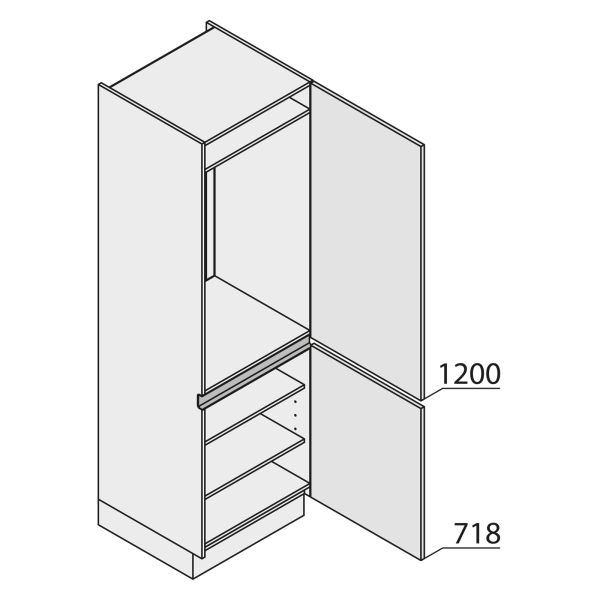 Nolte Küchen MatrixArt Geräte-Hochschrank für Kühlschrank YGK195-103
