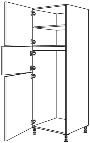 Nobilia Küchen Geräte-Hochschrank für Kühlschrank G123G-1