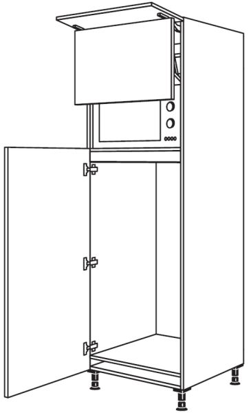 Nobilia Küchen Geräte-Hochschrank für Kühlschrank G123L-1X