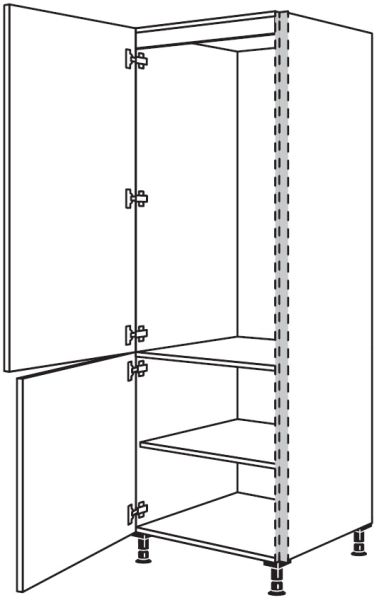Nobilia Küchen LINE N Geräte-Hochschrank für Kühlschrank NGS123-1