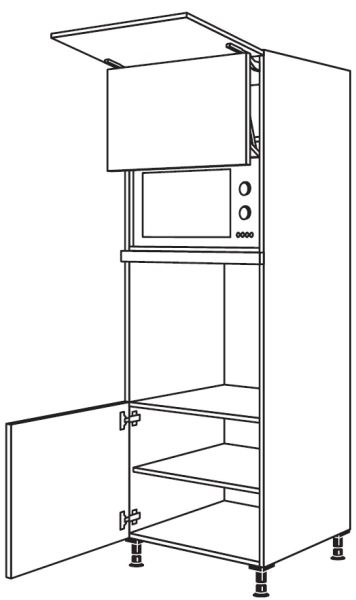 Nobilia Küchen Geräte-Hochschrank für Backofen GLO-1