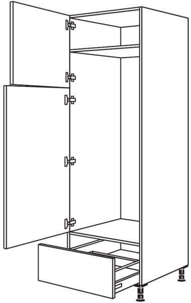 Nobilia Küchen Geräte-Hochschrank für Kühlschrank G145A-1