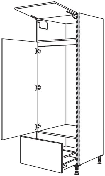 Nobilia Küchen LINE N Geräte-Hochschrank für Kühlschrank NGS123A-1