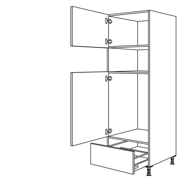 Nobilia Küchen Geräte-Hochschrank für Kühlschrank G88MA-1