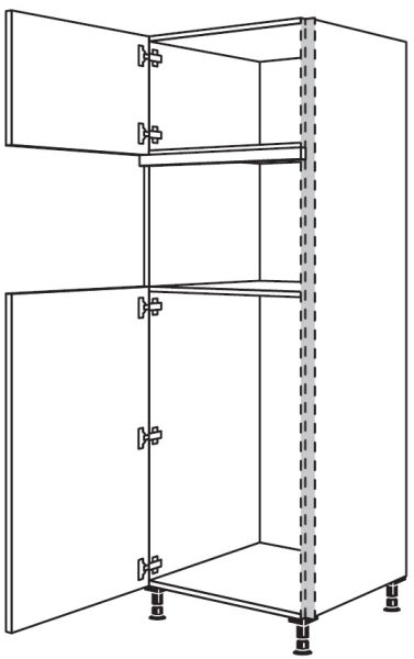 Nobilia Küchen LINE N Geräte-Hochschrank für Kühlschrank NGS103DK-1
