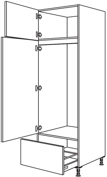 Nobilia Küchen Geräte-Hochschrank für Kühlschrank G123A-1X